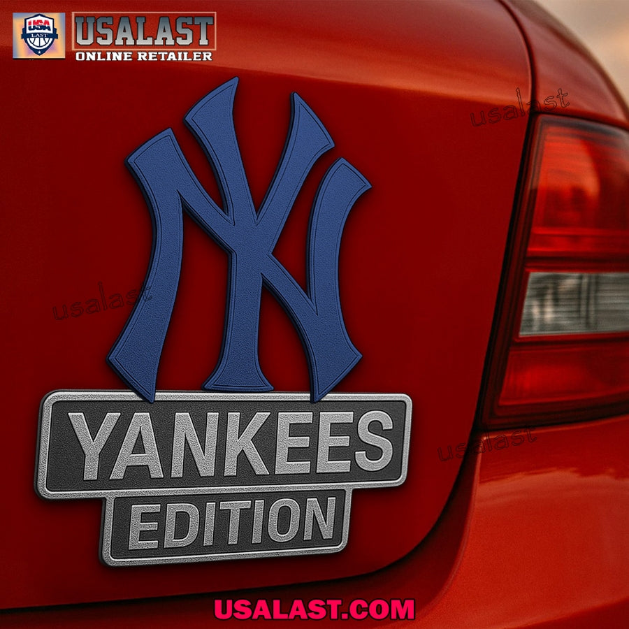 New York Yankees Premium Car Emblem Custom 3D Badge