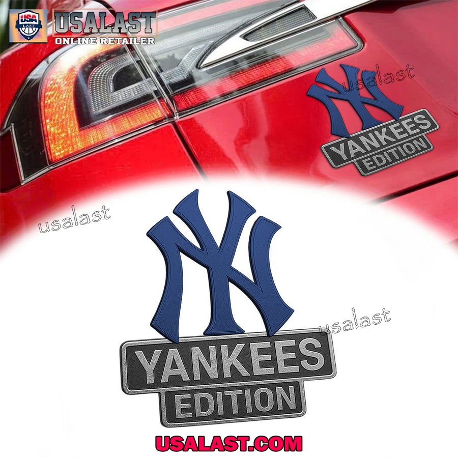 New York Yankees Premium Car Emblem Custom 3D Badge