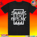 New York Yankees Savages In The Press Box T-shirt