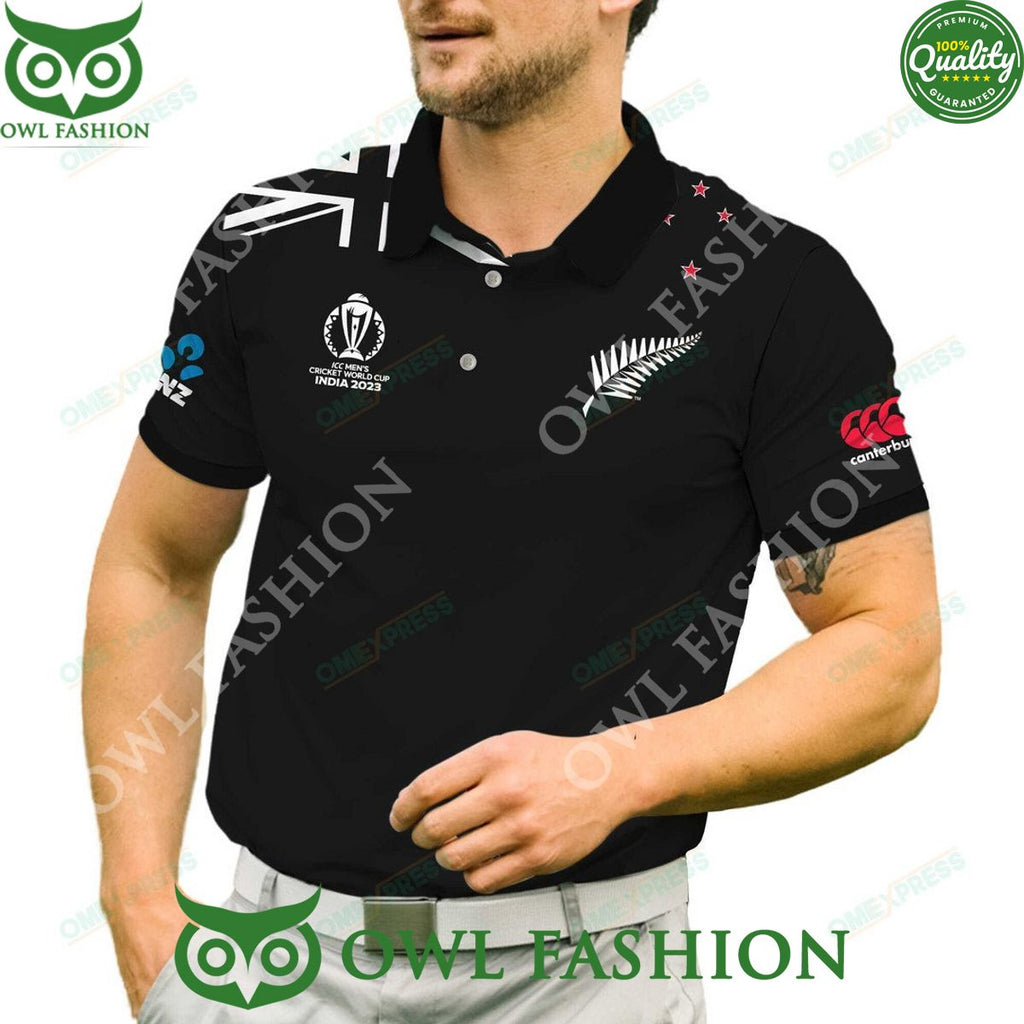 New Zealand Flag Cricket ICC World Cup 2023 Polo