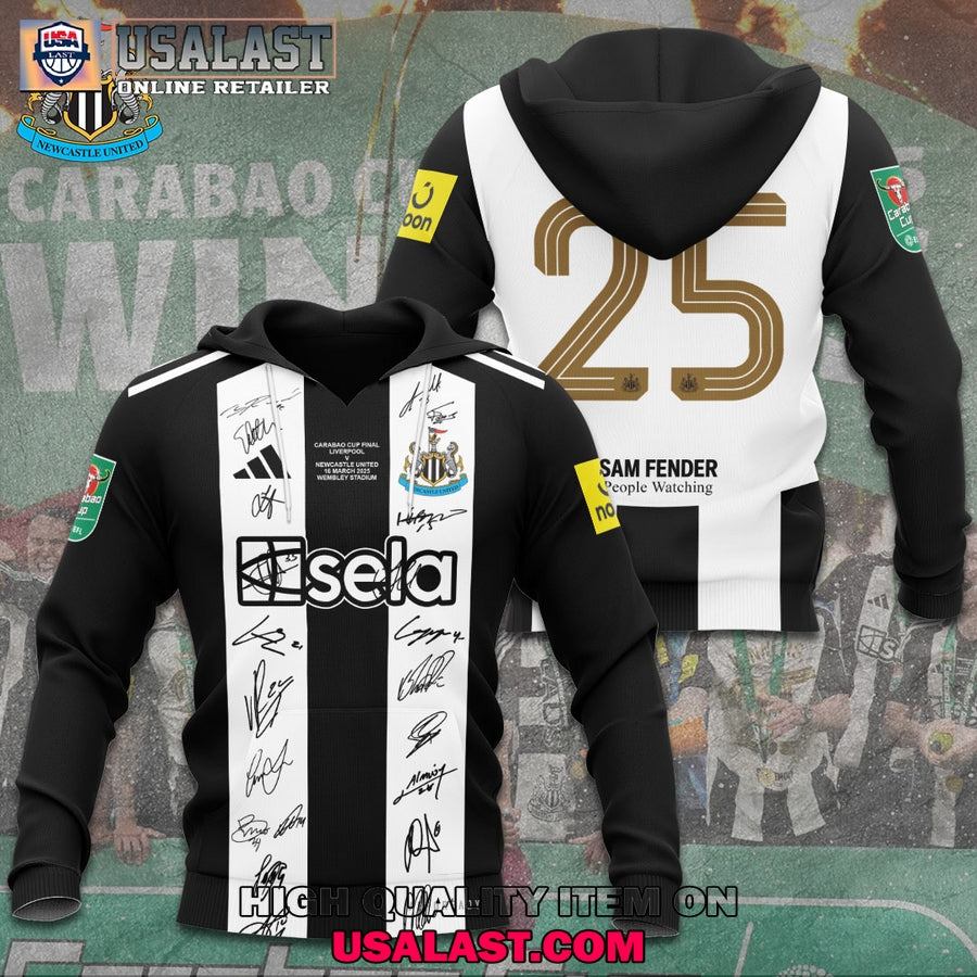 Newcastle United 2025 Carabao Cup Champions 3D Shirt