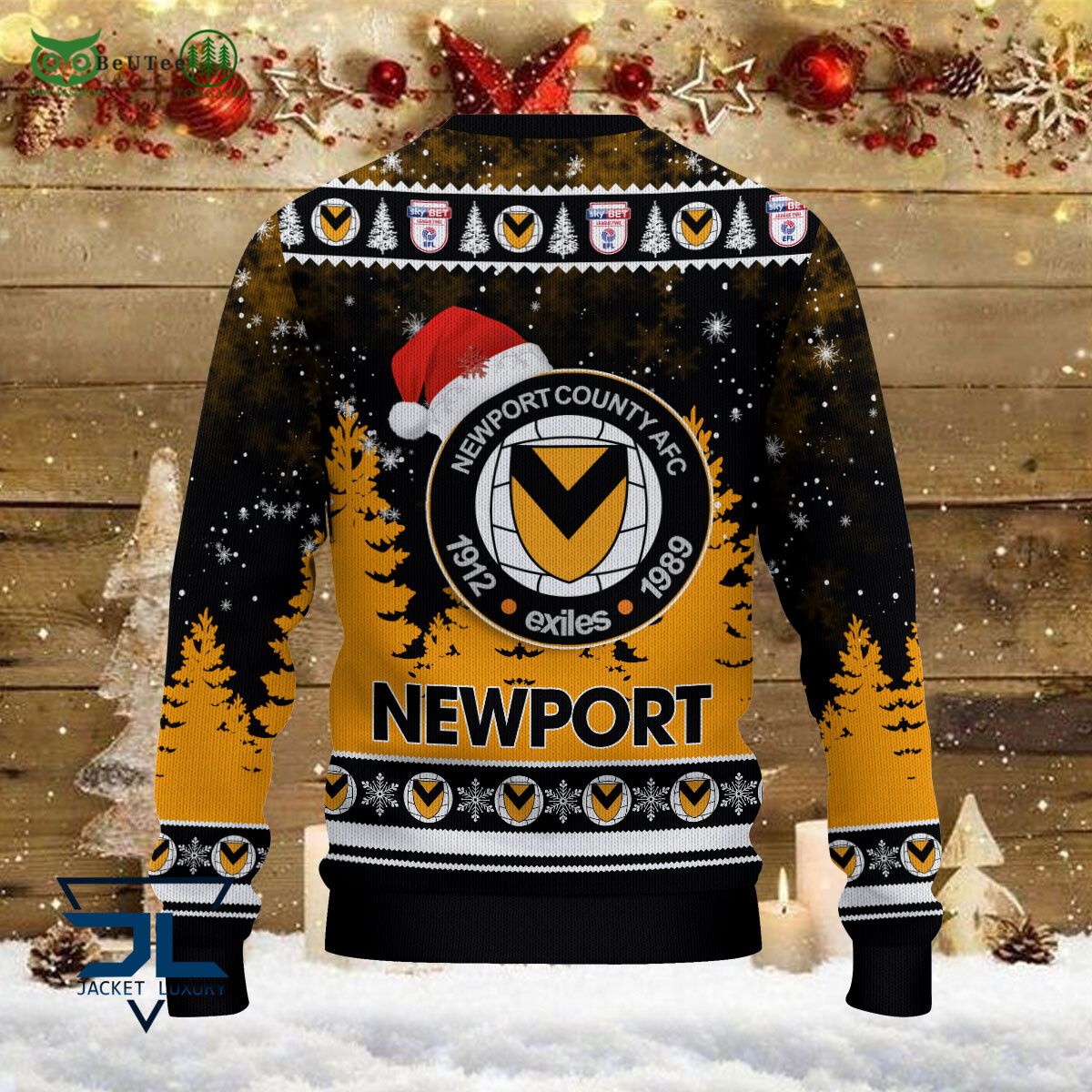 Newport County EFL English Football League Champions Ugly Sweater