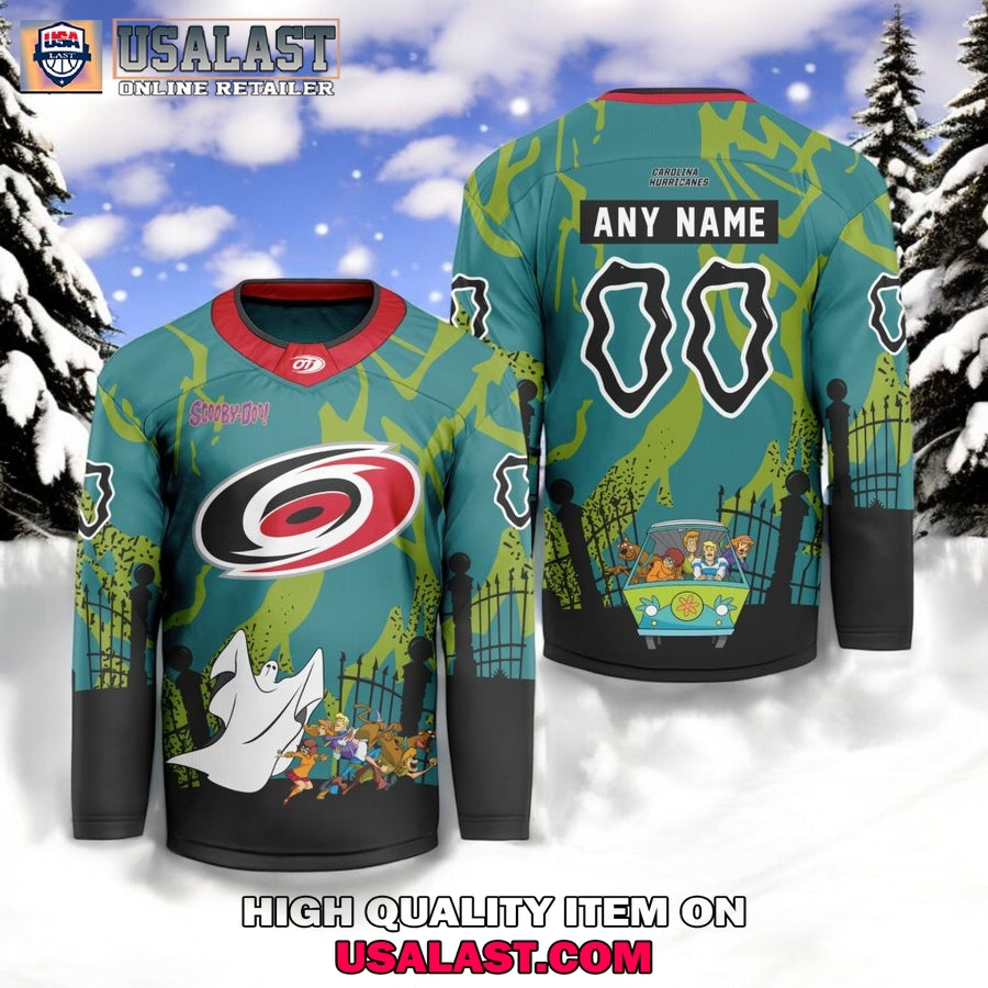 NHL Carolina Hurricanes x Scooby Doo Hockey Jersey
