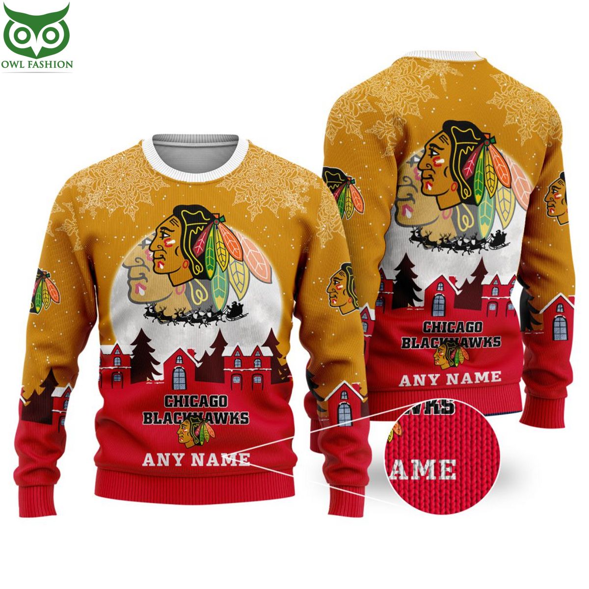 NHL Chicago Blackhawks Special Custom Christmas Ugly Sweater