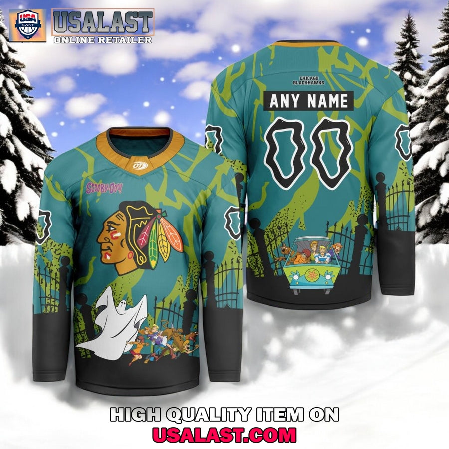 NHL Chicago Blackhawks x Scooby Doo Hockey Jersey