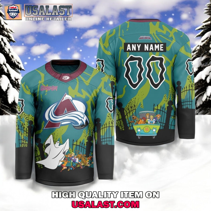 NHL Colorado Avalanche x Scooby Doo Hockey Jersey