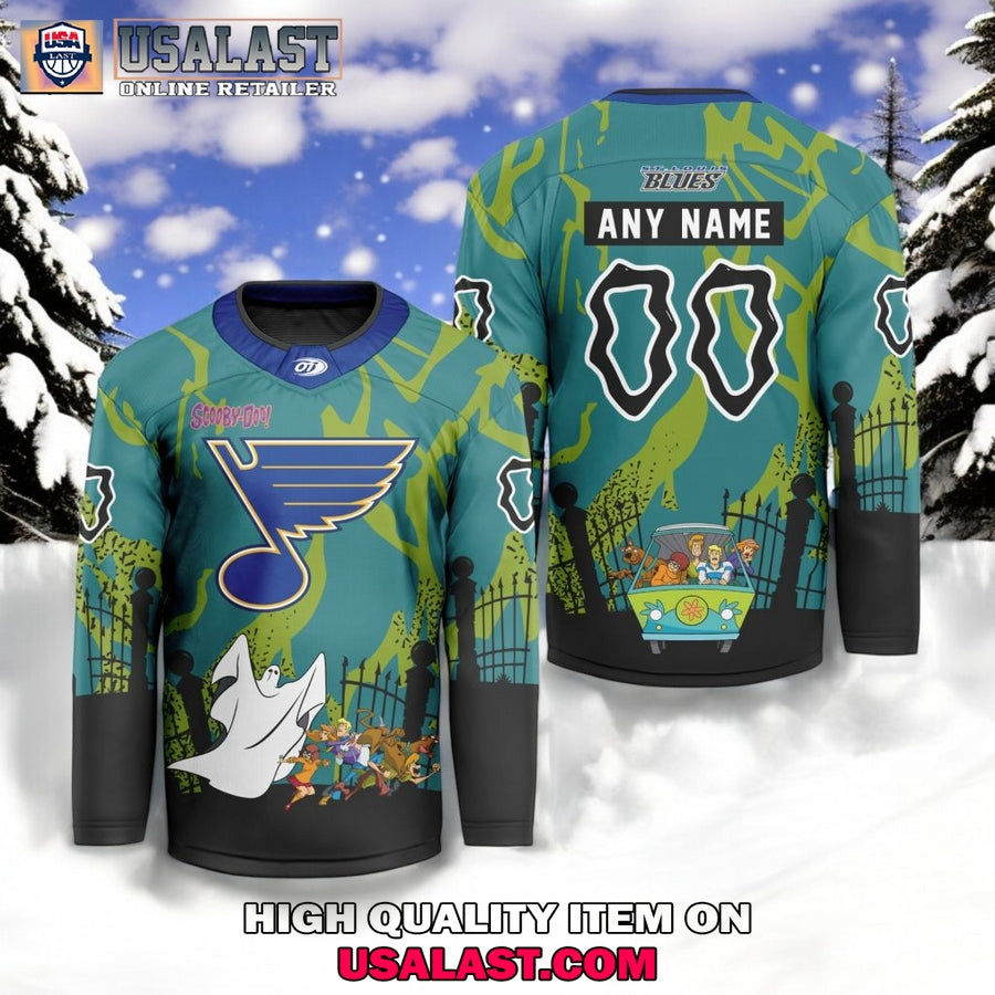 NHL St. Louis Blues x Scooby Doo Hockey Jersey