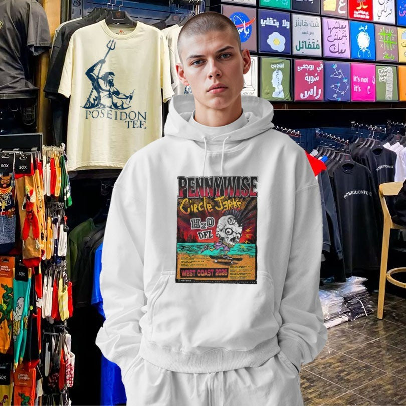The 2026 West Coast Tour Of Legendary Punk Rock Band Pennywise T-shirt