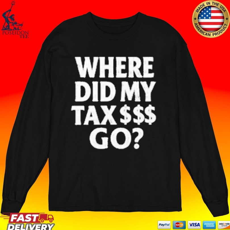 Nick Shirley Where This My Tax Go T-shirt