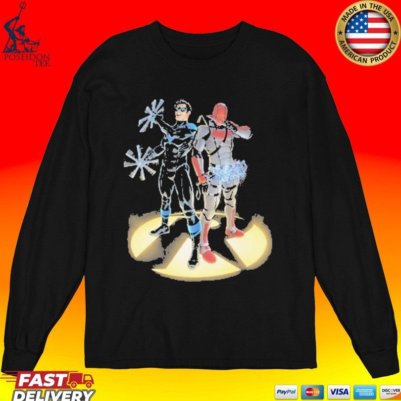Nightwing & Red Hood Blood Brothers T-shirt