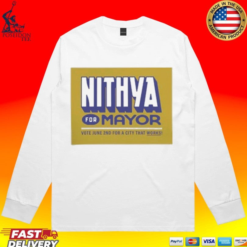 Nithya Raman For Mayor T-shirt