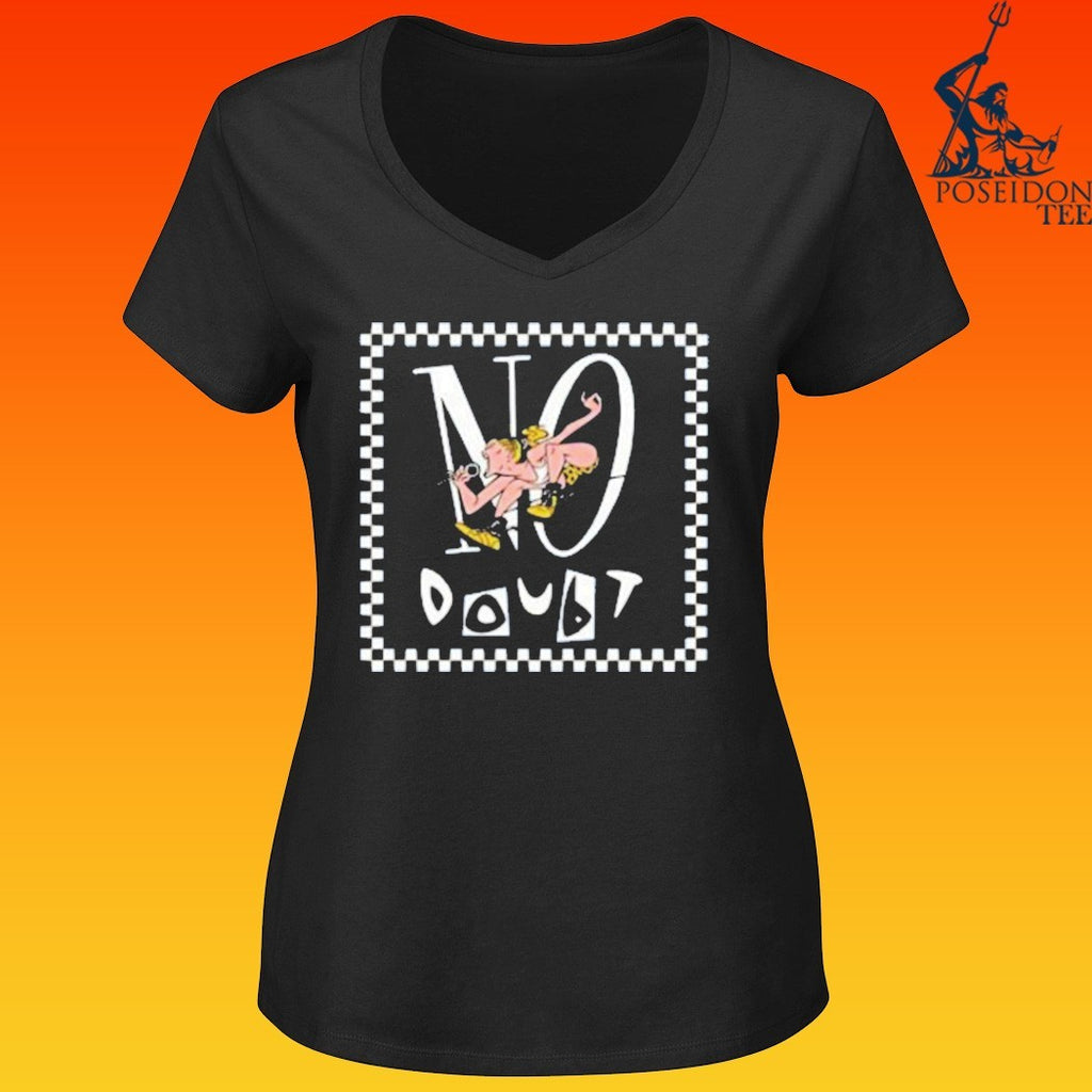 No Doubt Checkered Logo T-shirt