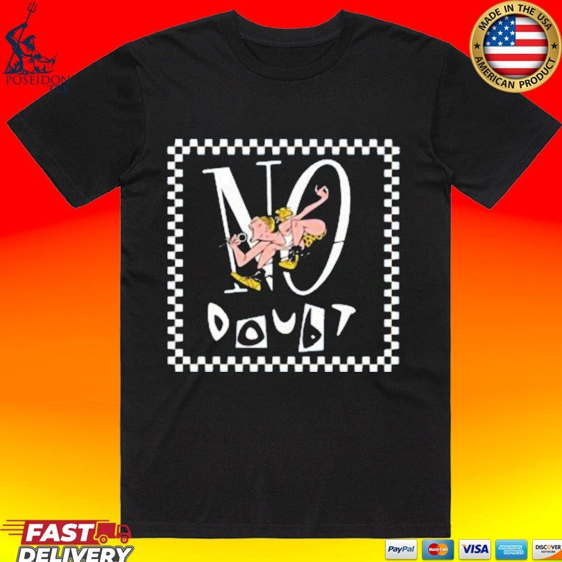 No Doubt Checkered Logo T-shirt