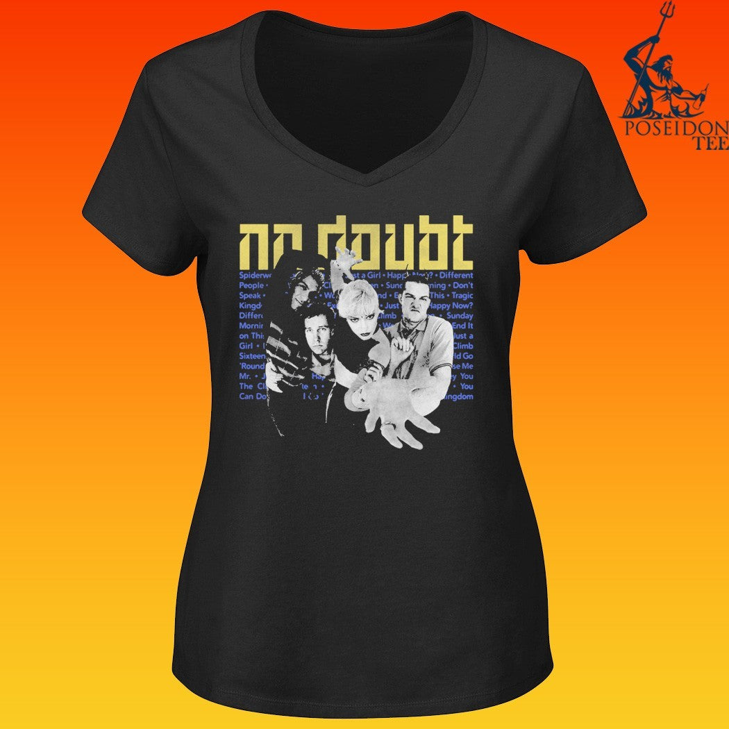 No Doubt Tragic Kingdom Tracklist T-shirt