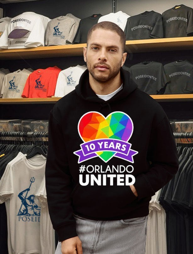 Noah Kahan 10 Years Orlando United Pride T-shirt