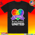 Noah Kahan 10 Years Orlando United Pride T-shirt