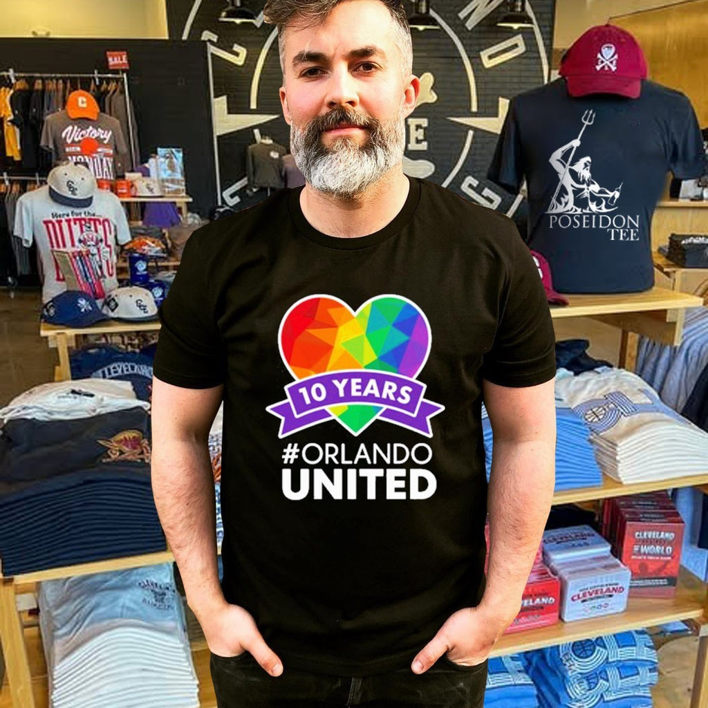 Noah Kahan 10 Years Orlando United Pride T-shirt