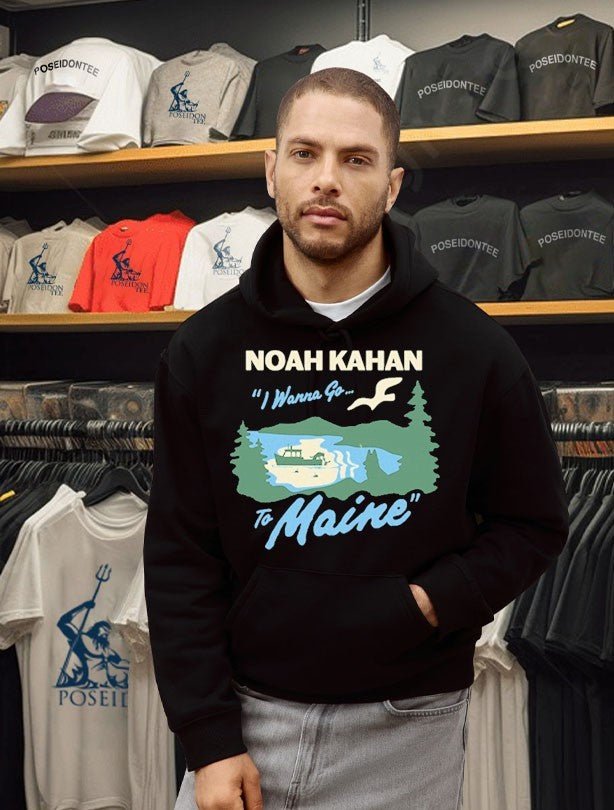 Noah Kahan I Wanna Go To Maine Fishing T-shirt