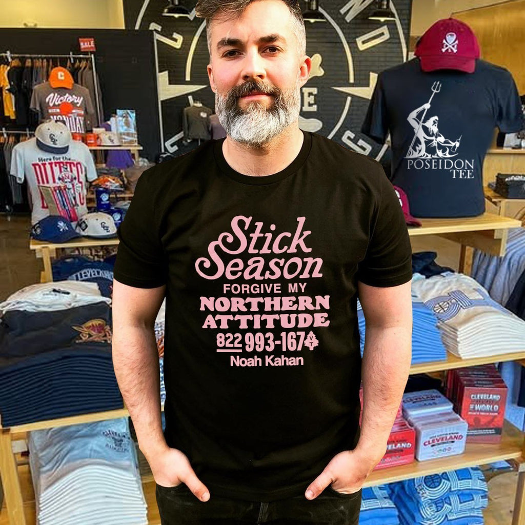 Noah Kahan Sticks Season Forgive My Northern Attitude T-shirt