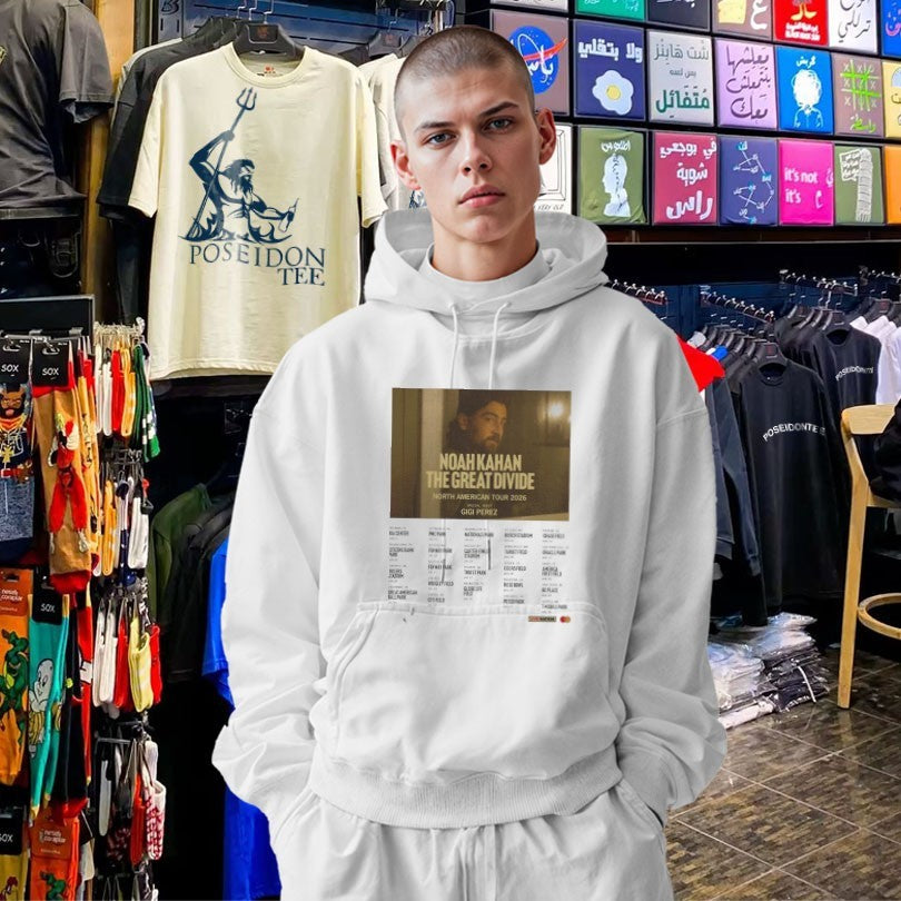 Noah Kahan The Great Devide North American Tour 2026 Dates T-shirt