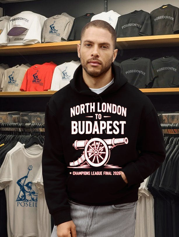 North London To Budapest Champions League Final 2026 T-shirt