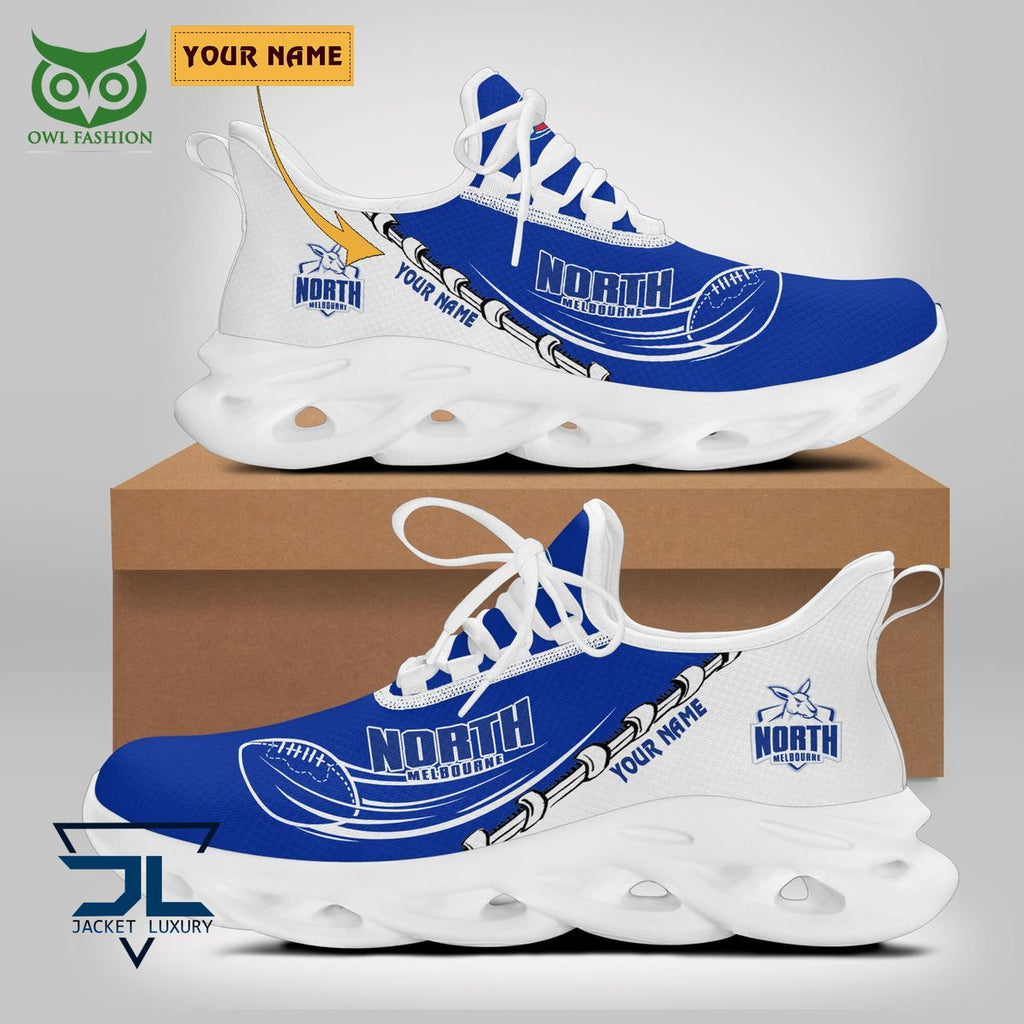 North Melbourne Football Club AFL Personalized Max Soul Shoes