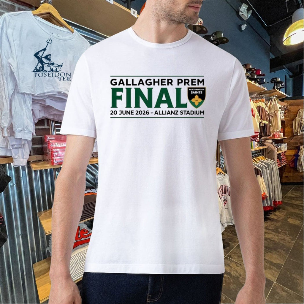 Northampton Saints Gallagher Prem Final June 20 2026 Allianz Stadium T-shirt
