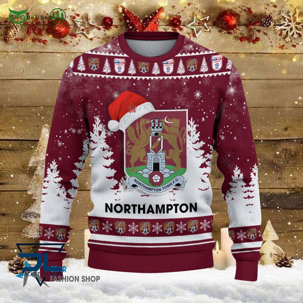 Northampton Town F.C EFL English Football League Premium Ugly Sweater