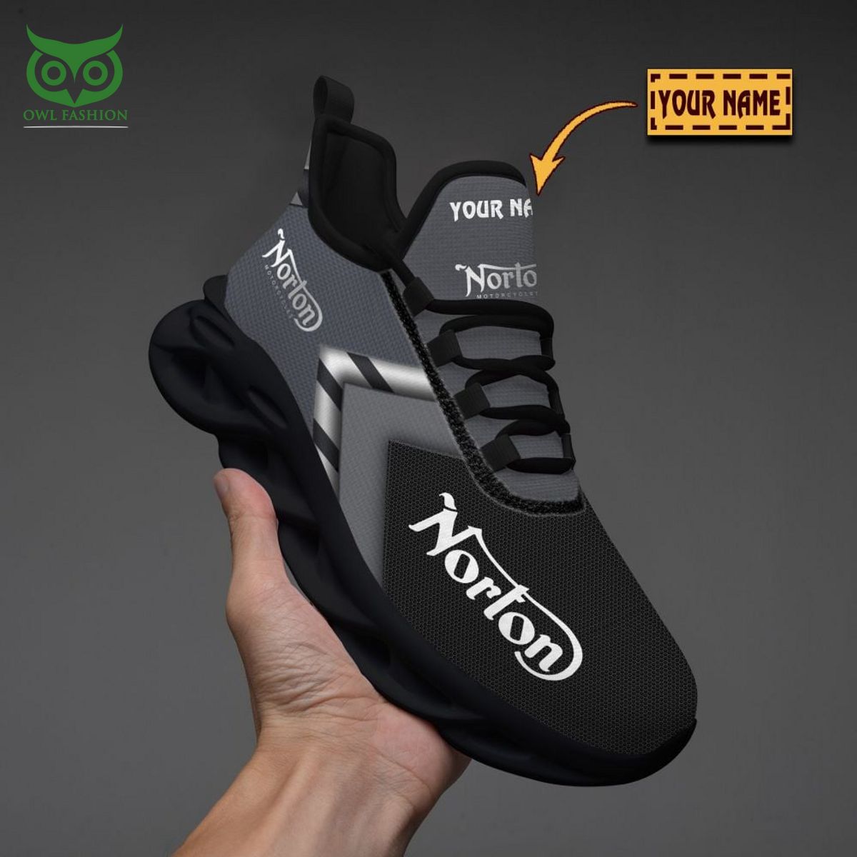 Norton Famous Motor Brand Customized Max Soul Shoes