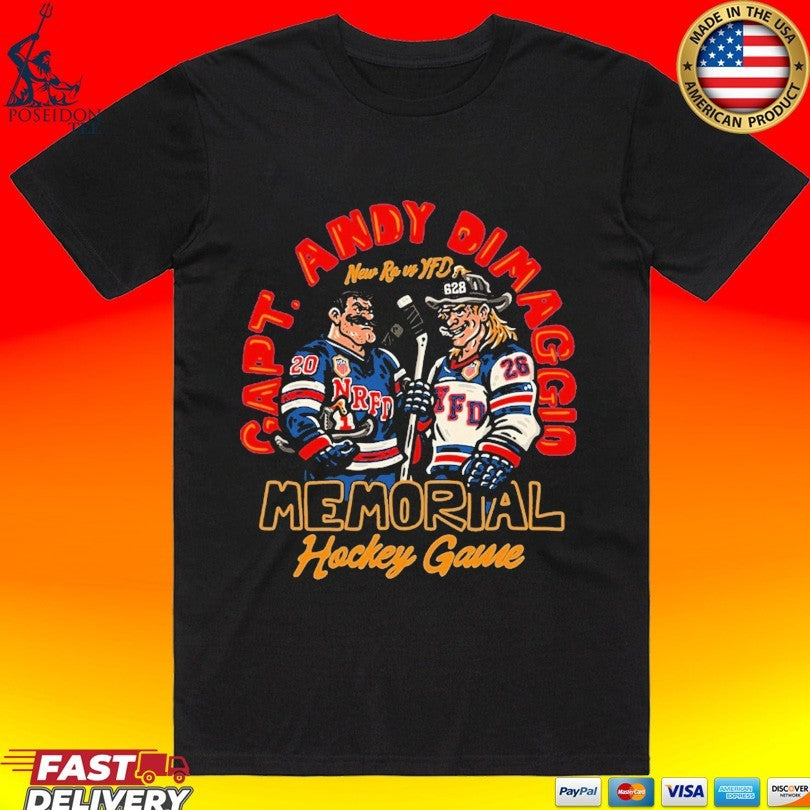 Nrfd Capt Andy Dimaggio ’26 Memorial Hockey Game T-shirt
