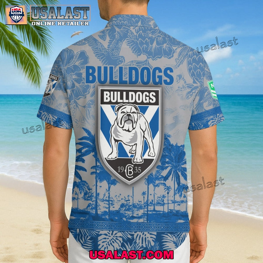 NRL Canterbury-Bankstown Bulldogs Tropical Summer Hawaiian Shirt