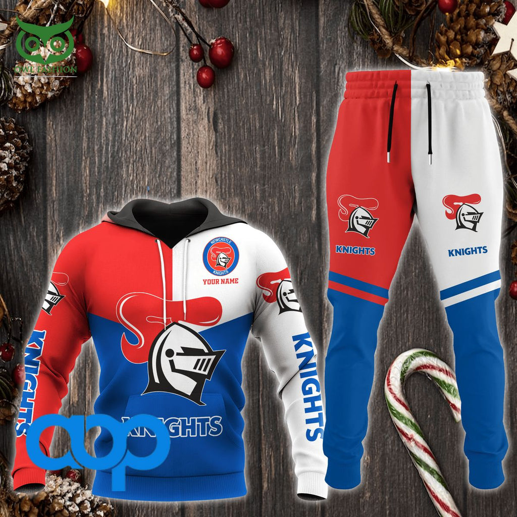 NRL Newcastle Knights Football Team Personalized 3D Hoodie Sweatpants
