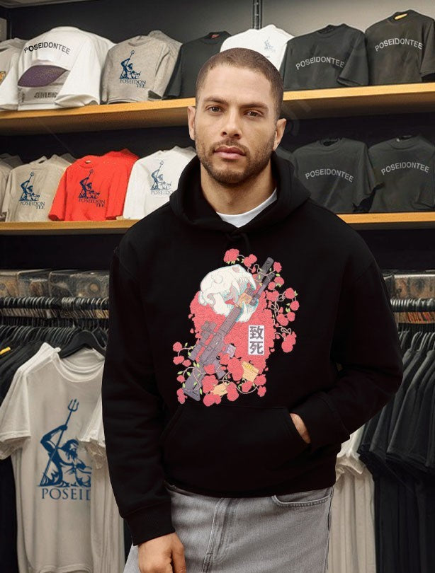 NSW Recce Rifle Ashen Lilly Rose T-shirt