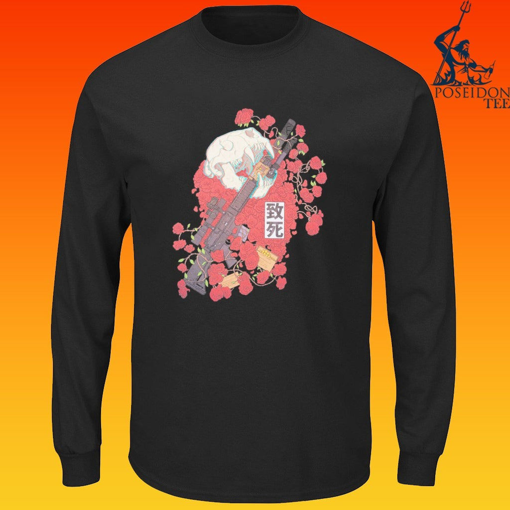 NSW Recce Rifle Ashen Lilly Rose T-shirt
