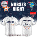 Nurses Night x Houston Astros Custom Baseball Jersey