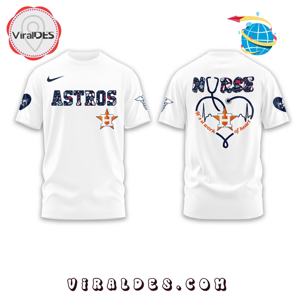 Nurses Night x Houston Astros White Hoodie