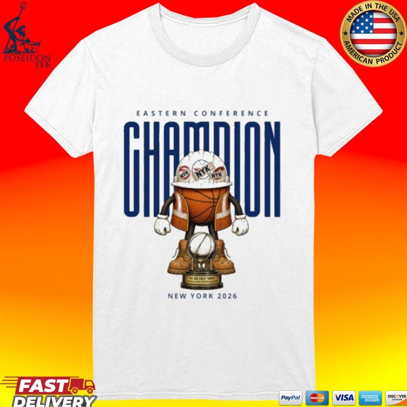 NYK 2026 Eastern Conference Champion The Bob Cousy Trophy T-shirt