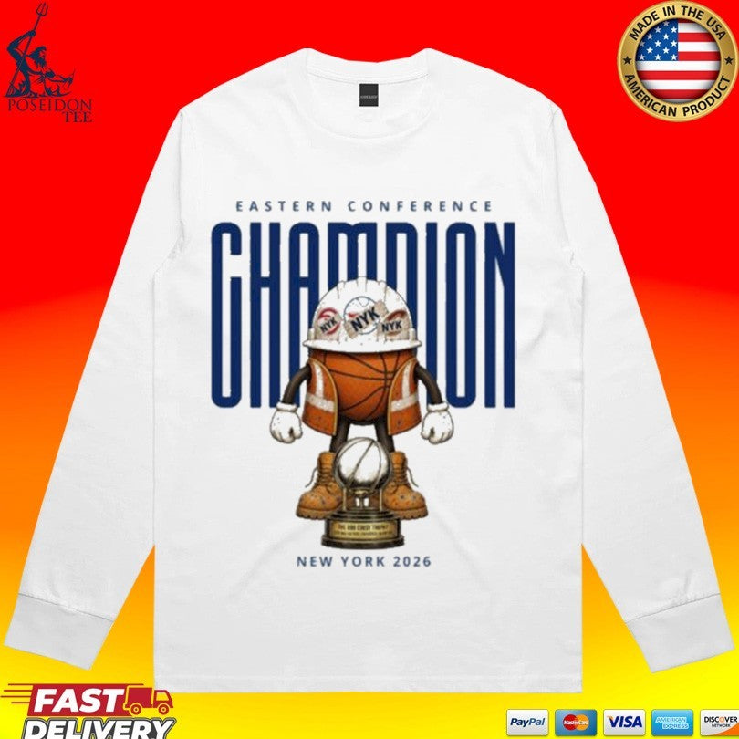 NYK 2026 Eastern Conference Champion The Bob Cousy Trophy T-shirt