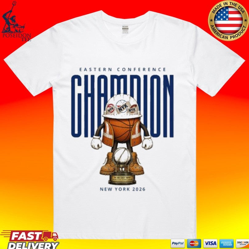 NYK 2026 Eastern Conference Champion The Bob Cousy Trophy T-shirt