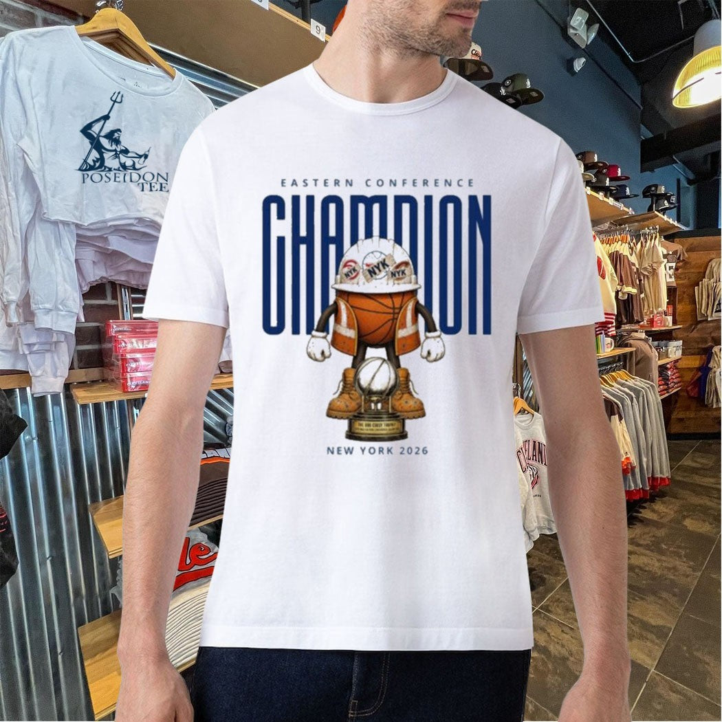 NYK 2026 Eastern Conference Champion The Bob Cousy Trophy T-shirt