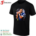 Kylian Mbappe France number 10 hand gesture celebration signature poster shirt