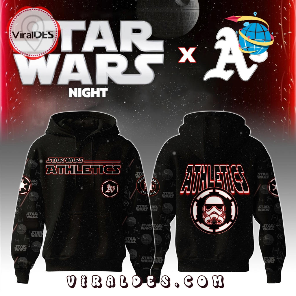 Oakland Athletics MLB x Star War Night Hoodie, Jogger, Cap