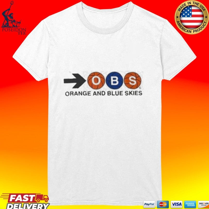 Obs Orange And Blue Skies T-shirt