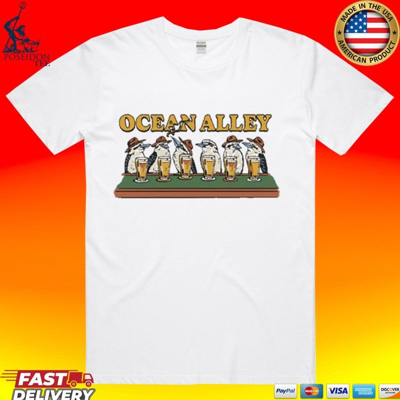 Ocean Alley Burras Blue T-shirt