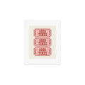 Good Times Retro Ticket, Pink Aesthetic Art Print Gallery Image 1