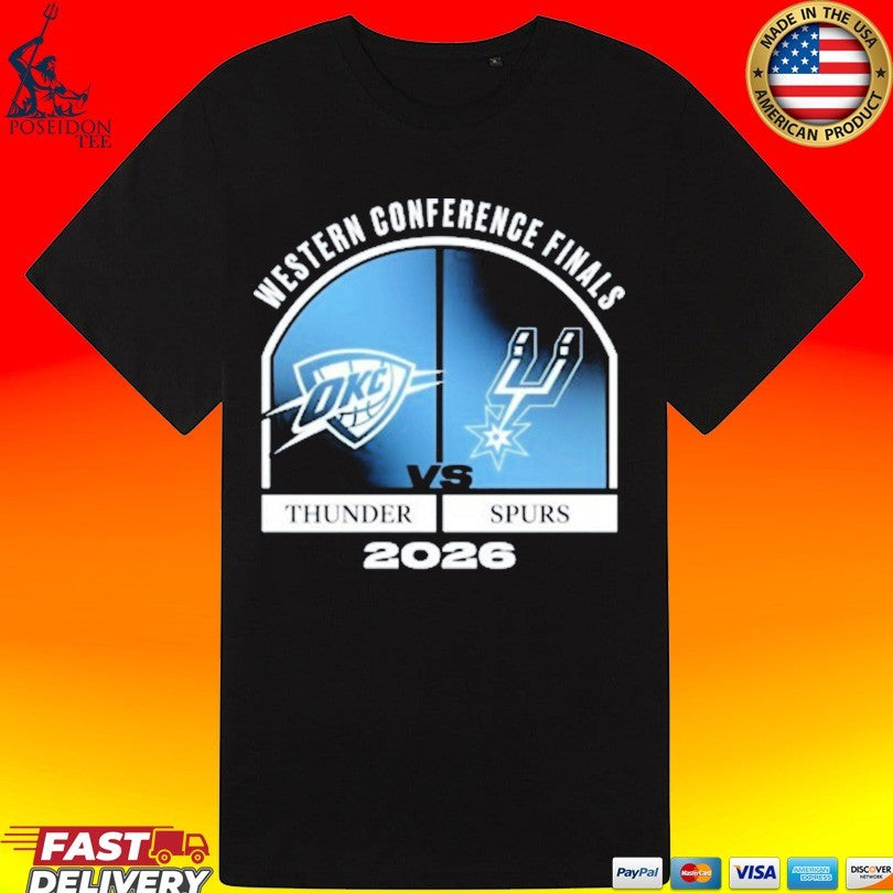 Okc Thunder Okc Thunder Iog 2026 Western Conference Finals Match Up T-shirt