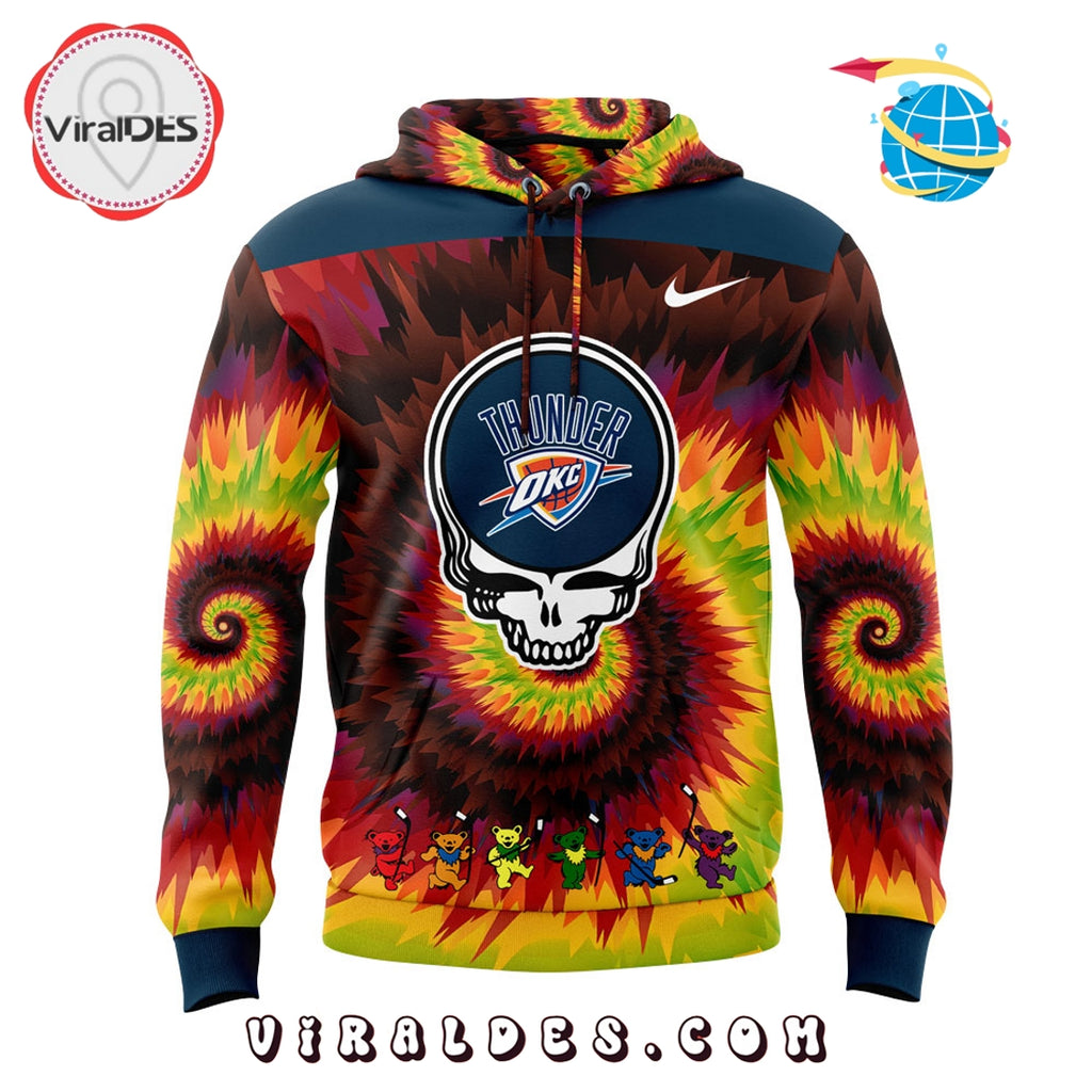 Oklahoma City 2025 Thunder Grateful Dead Night Hoodie