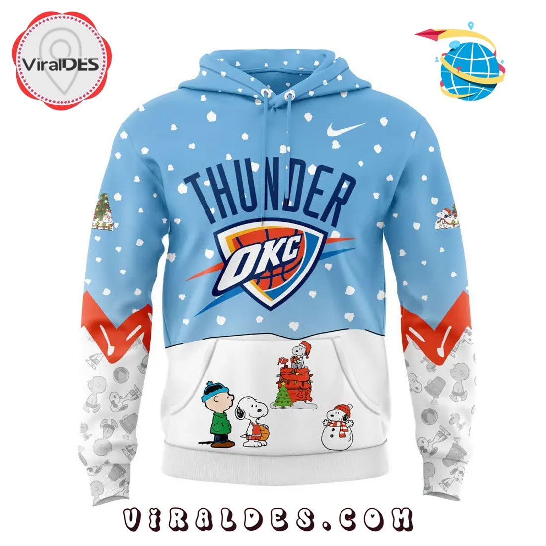 Oklahoma City Peanuts Holiday Speciality Hoodie