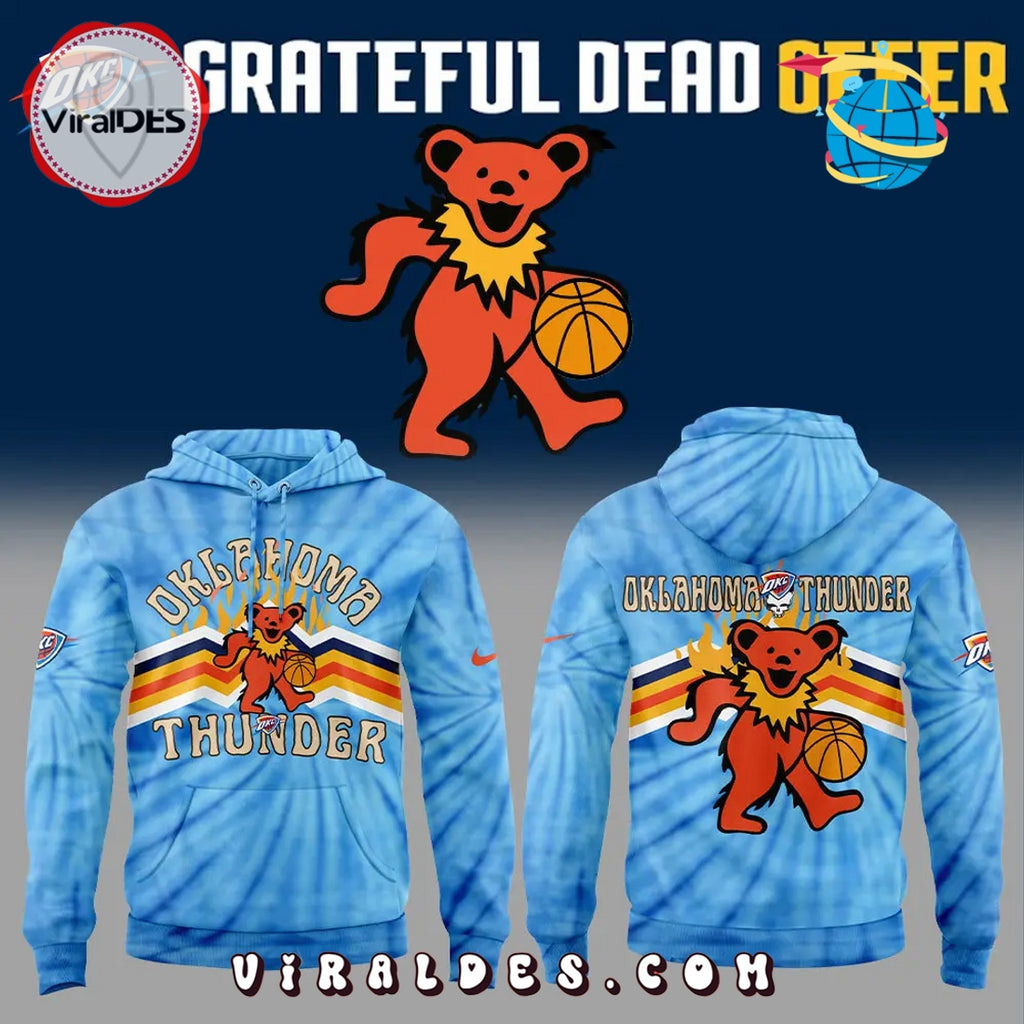 Oklahoma City Thunder Grateful Dead Night Hoodie