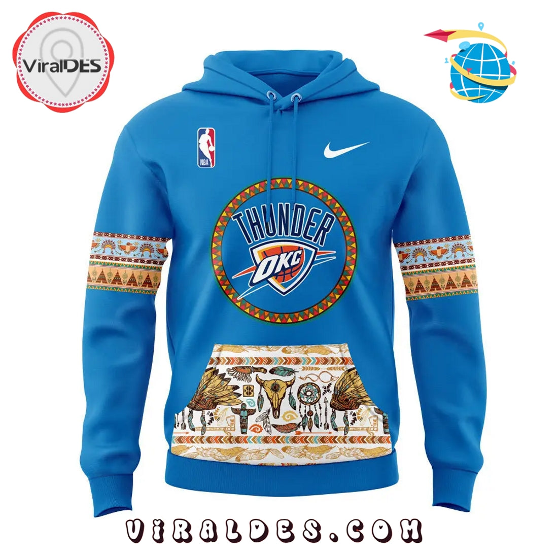 Oklahoma City Thunder Native American Heritage Hoodie